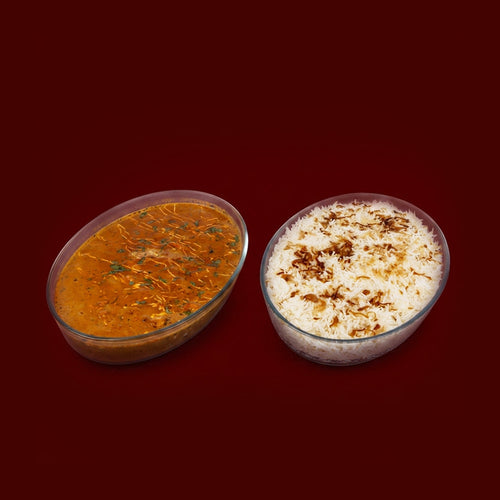 Butter chicken with rice