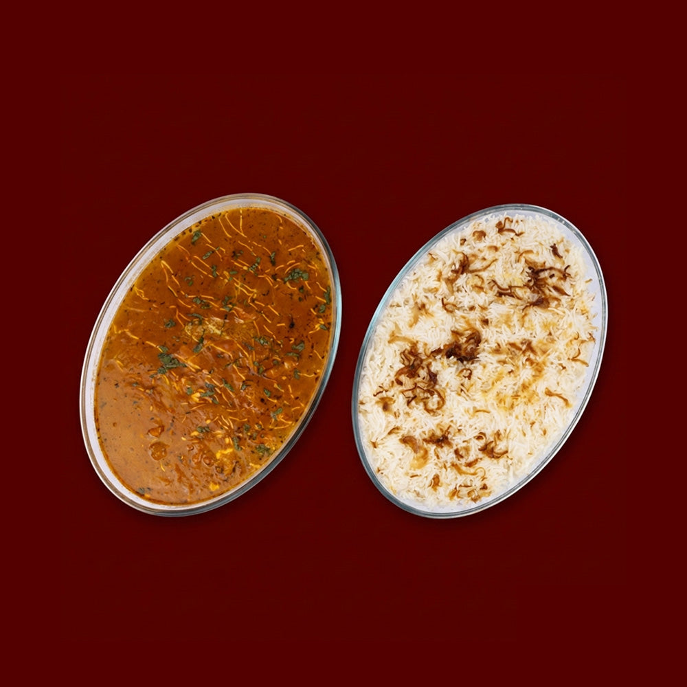 Butter chicken with rice